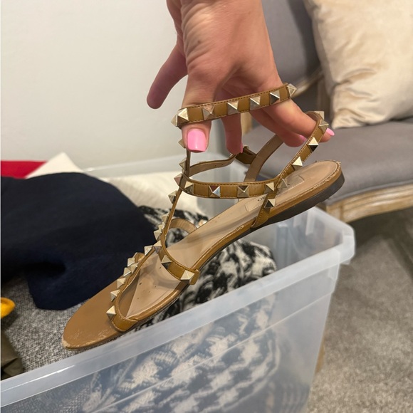 Valentino Garavani Rockstud leather sandals - Picture 5 of 5